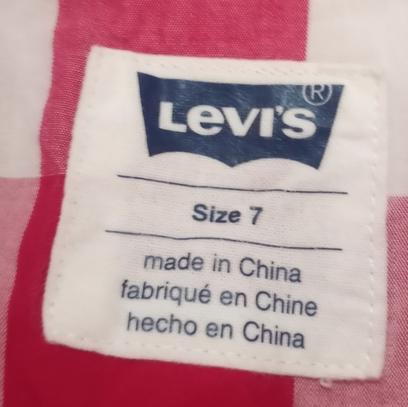 Levi's Kids Girl Dress  size 7 - Picture 7 of 7